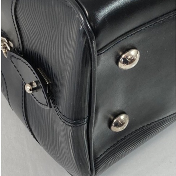 Louis Vuitton Epi Bowling Montaigne GM  in Black - Picture 9 of 14